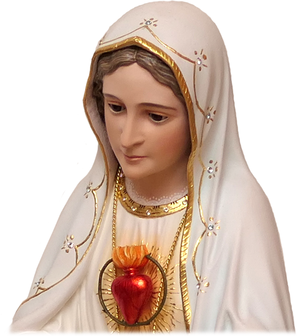 Muttergottes mit ihrem von Dornen umkränzten Herzen